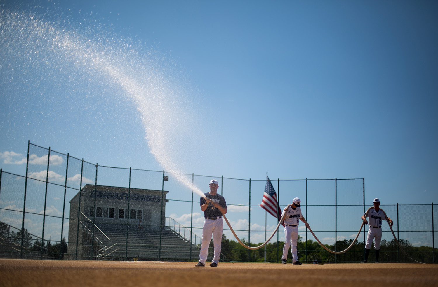 Scenes from the Santa Fe College versus Lake Sumter State College baseball game on March 29, 2017 in Gainesville, Fla. Santa Fe College won 12-4. (Photo by Matt Stamey/Santa Fe College) **Subjects have Releases***