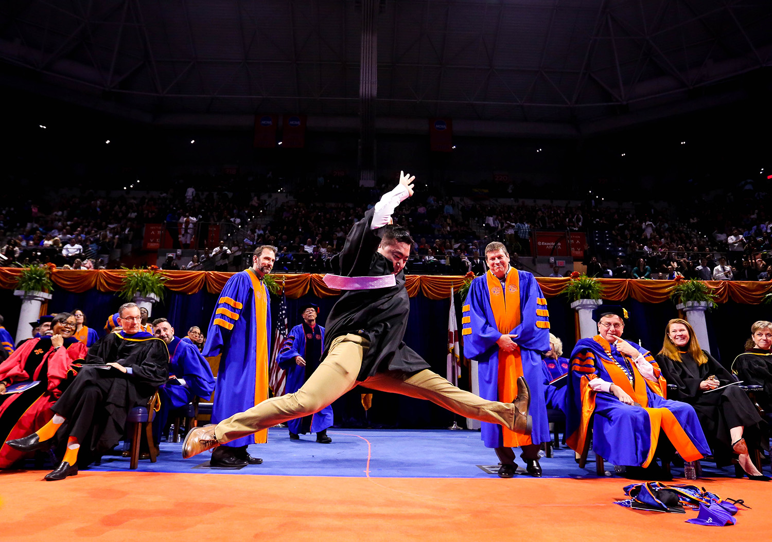 Images from the University of Florida Graduation ceremony on Saturday, Dec. 16, 2017 in Gainesville, Fla. (Photo by Matt Stamey)