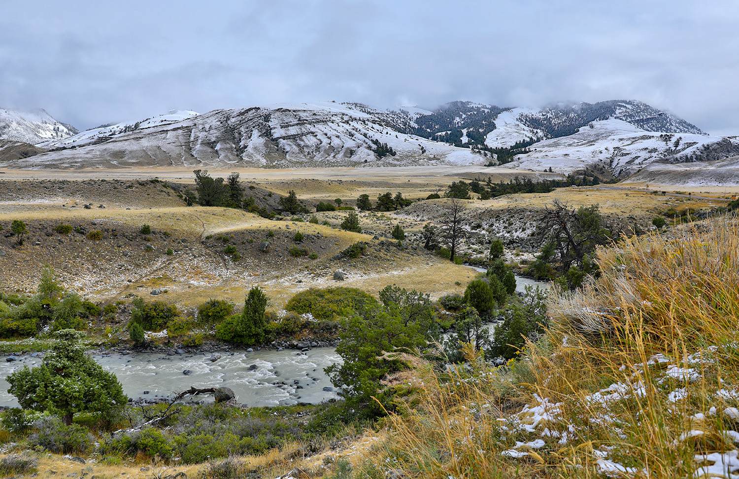 Yellowstone National Park on Friday, Sept. 22, 2017 in Bozeman, MT. (photo by Matt Stamey/Santa Fe College) ***Subjects Have Releases***