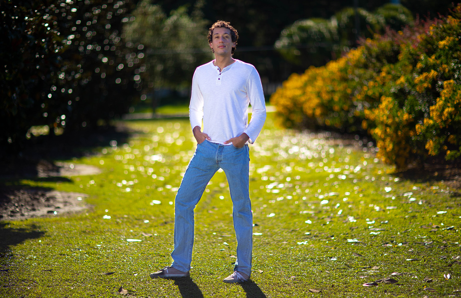 Santa Fe College student Gillan Chalono photographed on the NW Campus for the Saints of Santa Fe College series on Nov. 2, 2020. (Matt Stamey/Santa Fe College ) ***Subjects Have Releases***