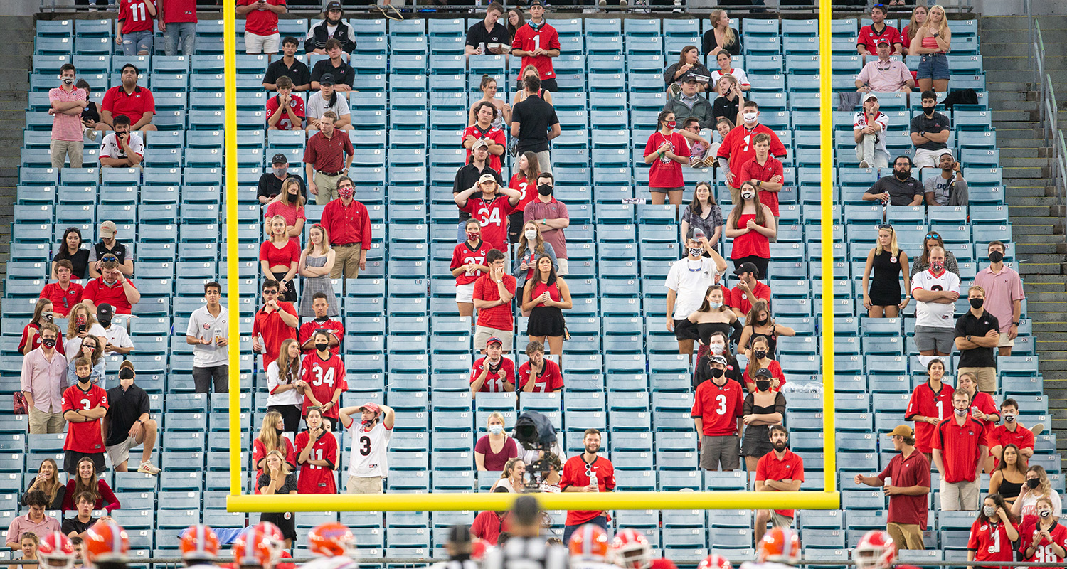 at TIAA Bank Field in Jacksonville, Florida on Saturday, Oct. 7, 2020. (photo by Matt Stamey)