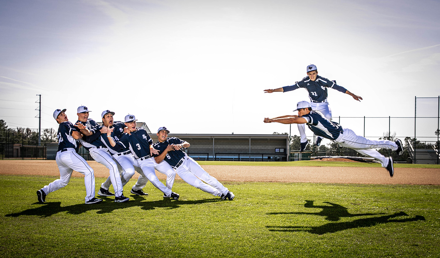 Santa Fe College Baseball returning sophomores photographed on Jan. 17, 2020 in Gainesville, Fla.  (Matt Stamey/Santa Fe College ) ***Subjects Have Releases***