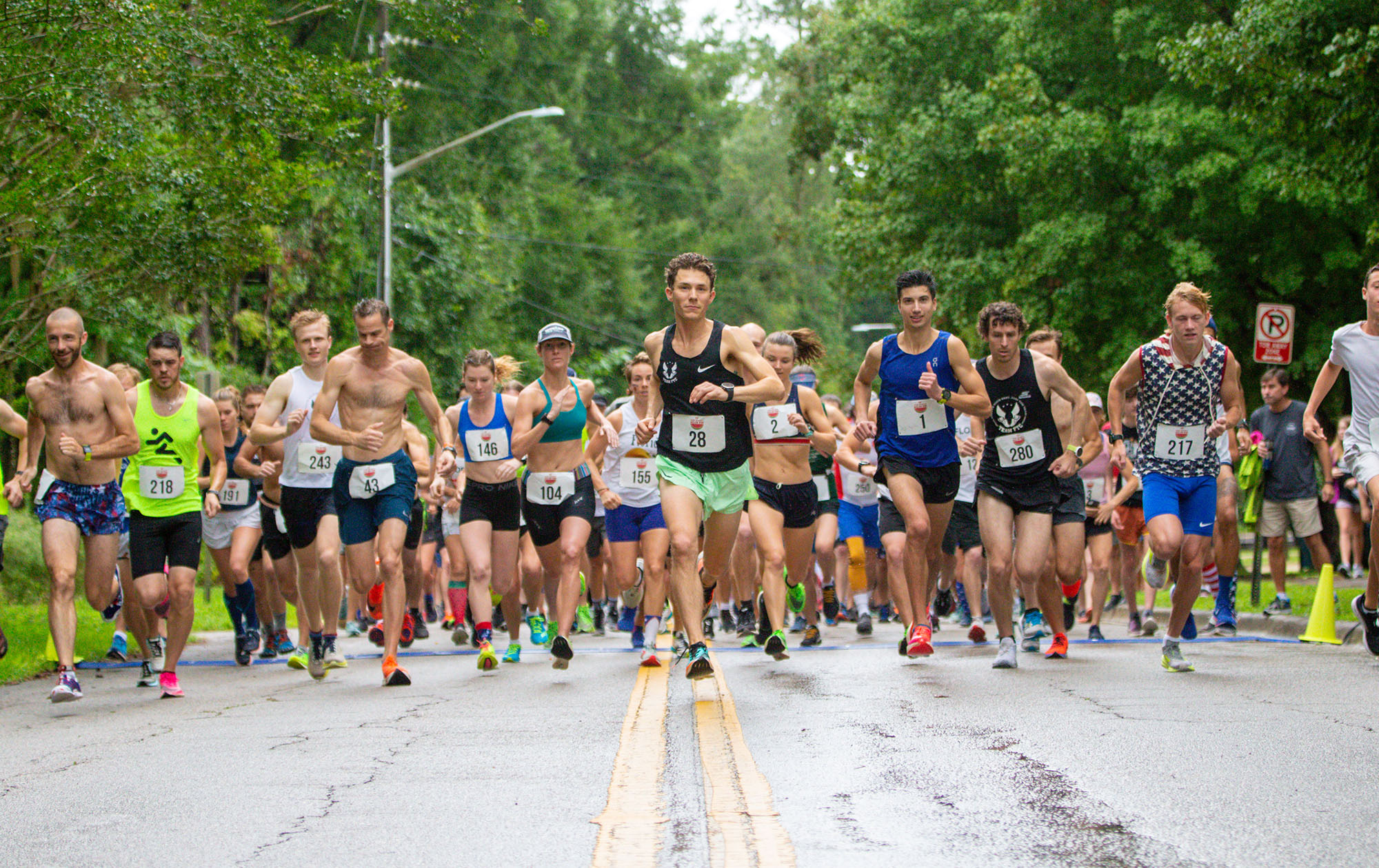 Images from the 2021 Jack Gamble Melon Run hosted by the Florida Track Club on Sunday, July 4, 2021 in Gainesville, Fla. (Photos by Matt Stamey)