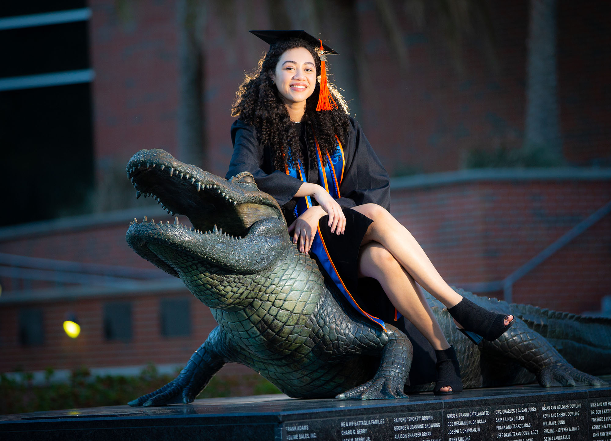 Patriel Stapleton University of Florida Gators Graduation Portraits on May 4, 2021 in Gainesville, Florida