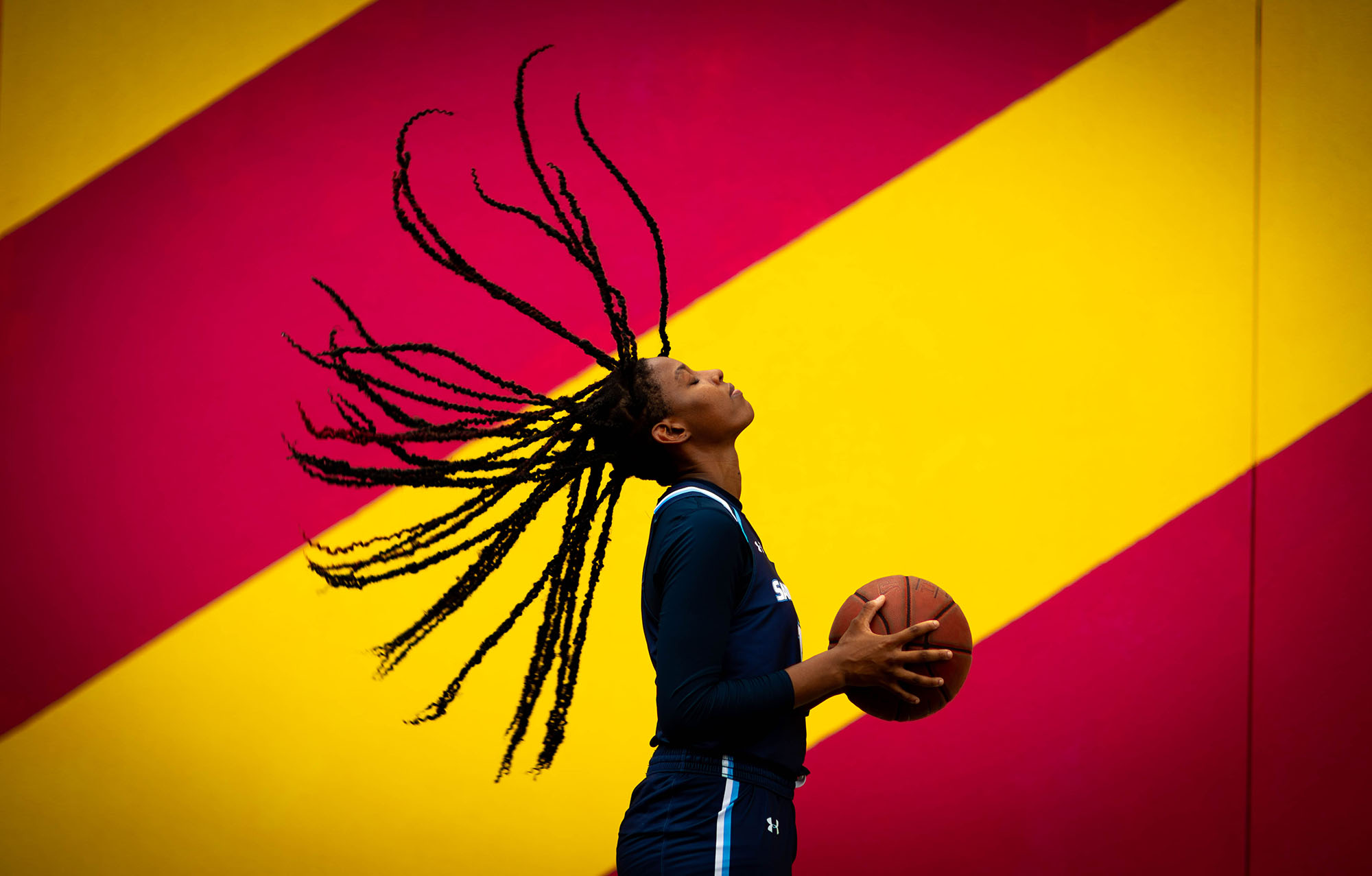 Santa Fe College Women’s Basketball player Olivia Smith taken on Sept. 17, 2021 in Gainesville , FL. (Photo by Matt Stamey/Santa Fe College) ***Subjects have Signed Photo Releases***