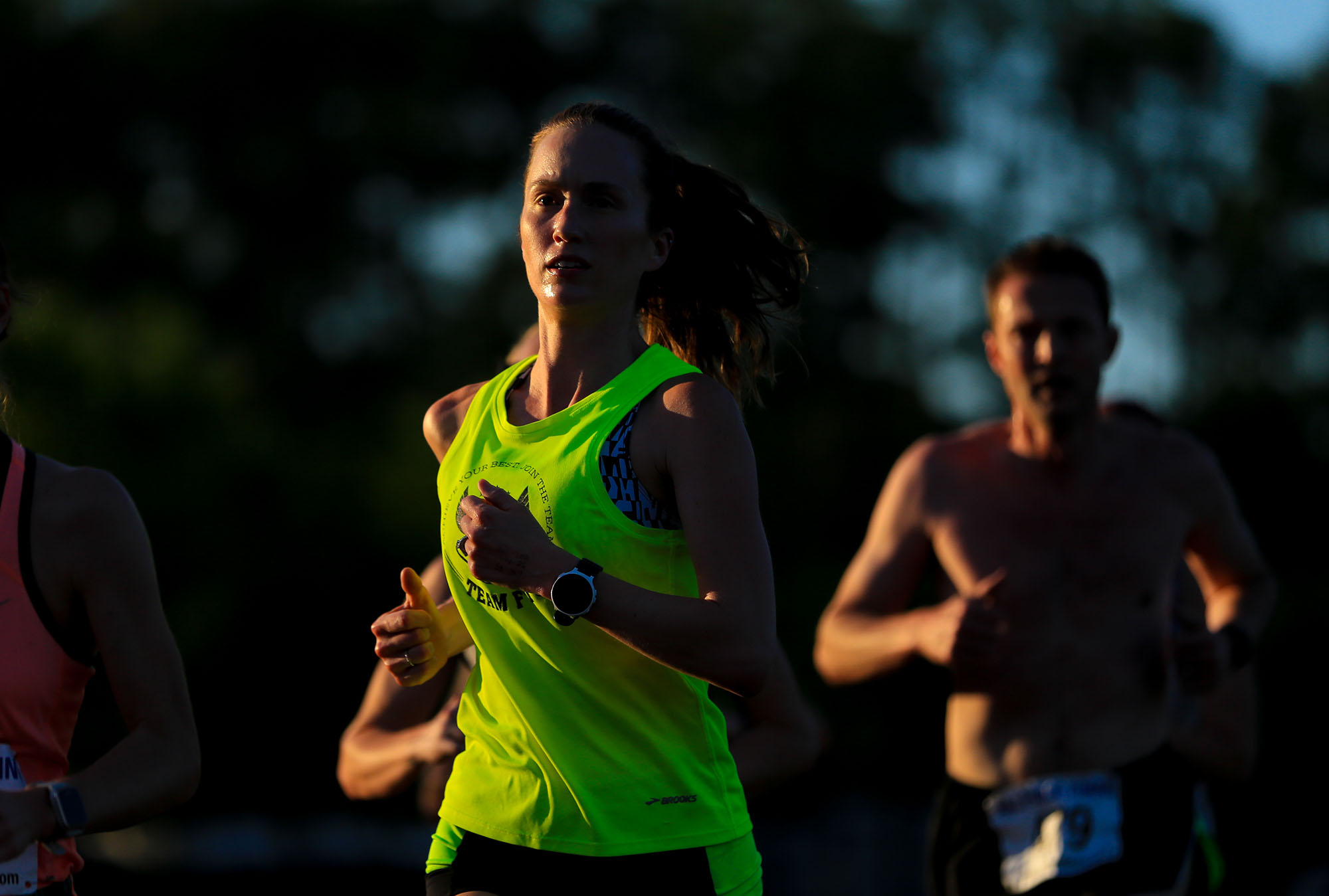 Florida Track Club Friday Night Lights Track Meet at Fred Cone Park on Friday, May 7, 2021 in Gainesville, Fla. (Photo by Matt Stamey)